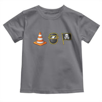 Pittsburgh Victory Icons Rebus Graphic IYKYK Meme Toddler T Shirt Hoist The Cone Welding Mask Jolly Roger Flag