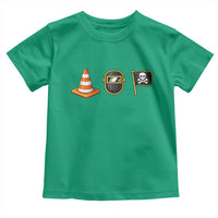 Pittsburgh Victory Icons Rebus Graphic IYKYK Meme Toddler T Shirt Hoist The Cone Welding Mask Jolly Roger Flag