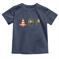 Pittsburgh Victory Icons Rebus Graphic IYKYK Meme Toddler T Shirt Hoist The Cone Welding Mask Jolly Roger Flag