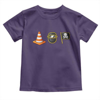 Pittsburgh Victory Icons Rebus Graphic IYKYK Meme Toddler T Shirt Hoist The Cone Welding Mask Jolly Roger Flag
