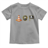 Pittsburgh Victory Icons Rebus Graphic IYKYK Meme Toddler T Shirt Hoist The Cone Welding Mask Jolly Roger Flag