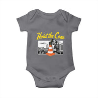 Pittsburgh Skyline Victory Hoist The Cone Meme Baby Onesie Funny Sports Fan Celebration