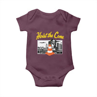 Pittsburgh Skyline Victory Hoist The Cone Meme Baby Onesie Funny Sports Fan Celebration