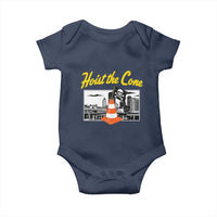 Pittsburgh Skyline Victory Hoist The Cone Meme Baby Onesie Funny Sports Fan Celebration