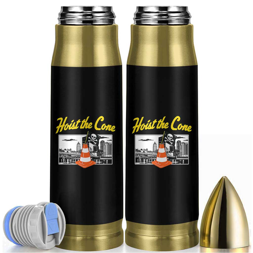 Pittsburgh Skyline Victory Hoist The Cone Meme Bullet Tumbler Funny Sports Fan Celebration