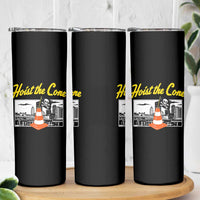 Pittsburgh Skyline Victory Hoist The Cone Meme Skinny Tumbler Funny Sports Fan Celebration