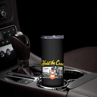Pittsburgh Skyline Victory Hoist The Cone Meme Skinny Tumbler Funny Sports Fan Celebration