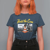 Pittsburgh Skyline Victory Hoist The Cone Meme T Shirt For Women Funny Sports Fan Celebration