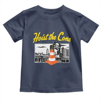 Pittsburgh Skyline Victory Hoist The Cone Meme Toddler T Shirt Funny Sports Fan Celebration