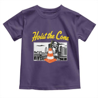 Pittsburgh Skyline Victory Hoist The Cone Meme Toddler T Shirt Funny Sports Fan Celebration