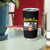 Pittsburgh Skyline Victory Hoist The Cone Meme Tumbler Cup Funny Sports Fan Celebration