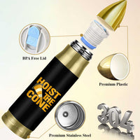 Vintage Hoist The Cone Distressed Graphic Bullet Tumbler Funny Sports Meme Baseball Fan Victory Celebration