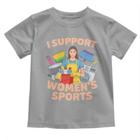 I Support Womens Sports Funny Housework Sarcastic Toddler T Shirt Edgy Humor Fan Gift