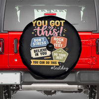 Retro Test Day Motivation You Got This Spare Tire Cover Rock The Test Believe In You Inspirational Teacher