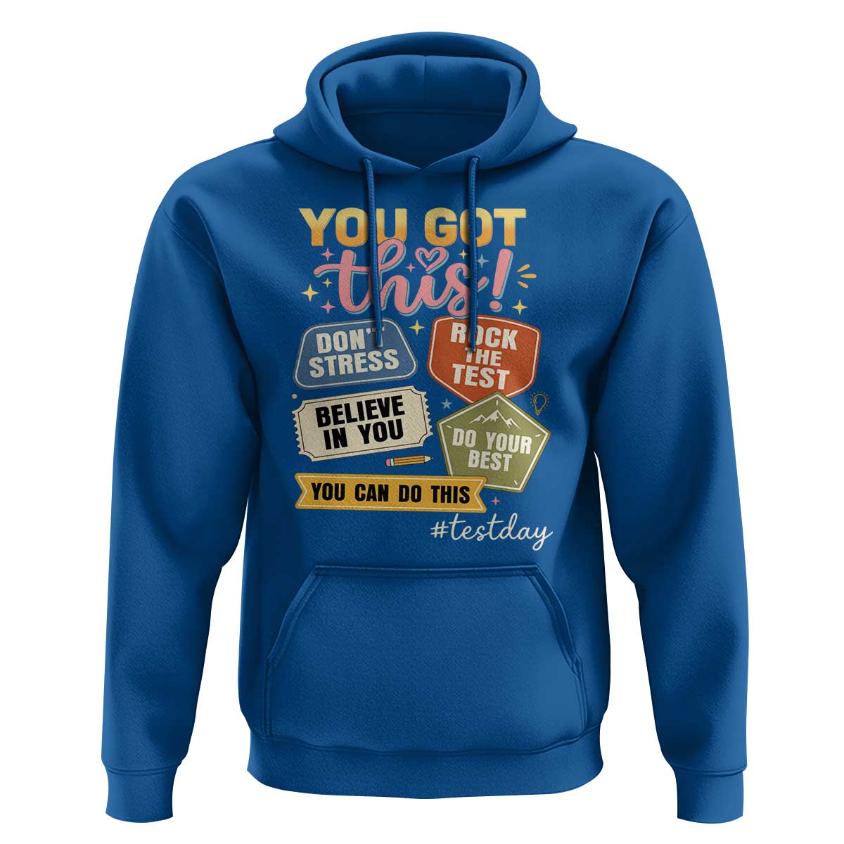 Retro Test Day Motivation You Got This Hoodie Rock The Test Believe In You Inspirational Teacher