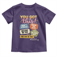 Retro Test Day Motivation You Got This Toddler T Shirt Rock The Test Believe In You Inspirational Teacher