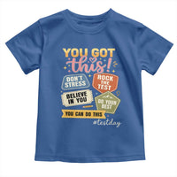 Retro Test Day Motivation You Got This Toddler T Shirt Rock The Test Believe In You Inspirational Teacher