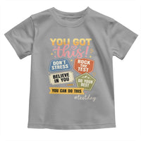 Retro Test Day Motivation You Got This Toddler T Shirt Rock The Test Believe In You Inspirational Teacher