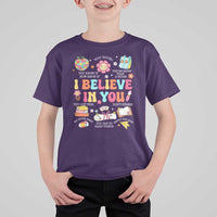 Groovy I Believe In You Testing Motivation T Shirt For Kid More Than A Score for Teacher Student