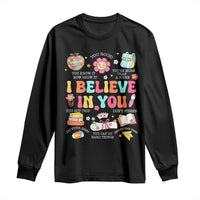 Groovy I Believe In You Testing Motivation Long Sleeve Shirt More Than A Score for Teacher Student