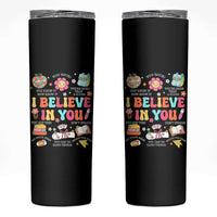 Groovy I Believe In You Testing Motivation Skinny Tumbler More Than A Score for Teacher Student