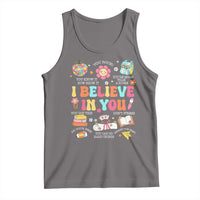 Groovy I Believe In You Testing Motivation Tank Top More Than A Score for Teacher Student