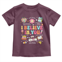 Groovy I Believe In You Testing Motivation Toddler T Shirt More Than A Score for Teacher Student
