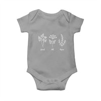 Fennel Dill Thyme Subtle FDT Baby Onesie Botanical Herb Line Art Political Satire