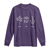 Fennel Dill Thyme Subtle FDT Long Sleeve Shirt Botanical Herb Line Art Political Satire