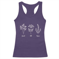 Fennel Dill Thyme Subtle FDT Racerback Tank Top Botanical Herb Line Art Political Satire