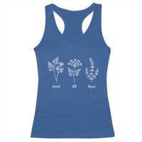 Fennel Dill Thyme Subtle FDT Racerback Tank Top Botanical Herb Line Art Political Satire