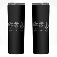 Fennel Dill Thyme Subtle FDT Skinny Tumbler Botanical Herb Line Art Political Satire