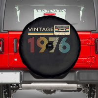 Vintage 1976 Retro Cassette Tape Graphic Spare Tire Cover Awesome Since 1976 Birthday Gift