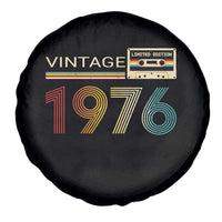 Vintage 1976 Retro Cassette Tape Graphic Spare Tire Cover Awesome Since 1976 Birthday Gift