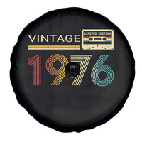 Vintage 1976 Retro Cassette Tape Graphic Spare Tire Cover Awesome Since 1976 Birthday Gift