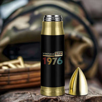 Vintage 1976 Retro Cassette Tape Graphic Bullet Tumbler Awesome Since 1976 Birthday Gift