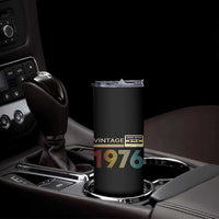 Vintage 1976 Retro Cassette Tape Graphic Skinny Tumbler Awesome Since 1976 Birthday Gift