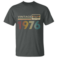 Vintage 1976 Retro Cassette Tape Graphic T Shirt Awesome Since 1976 Birthday Gift