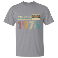 Vintage 1976 Retro Cassette Tape Graphic T Shirt Awesome Since 1976 Birthday Gift
