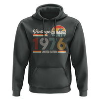 Vintage 1976 Limited Edition Hoodie Retro Sunset 50th Birthday Graphic