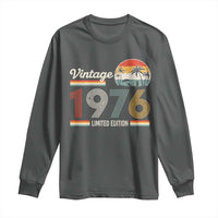 Vintage 1976 Limited Edition Long Sleeve Shirt Retro Sunset 50th Birthday Graphic