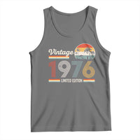 Vintage 1976 Limited Edition Tank Top Retro Sunset 50th Birthday Graphic