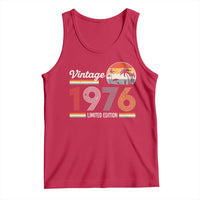 Vintage 1976 Limited Edition Tank Top Retro Sunset 50th Birthday Graphic