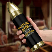 Vintage 1976 Aged to Perfection Bullet Tumbler Limited Edition Retro 50th Birthday
