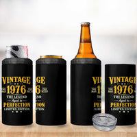 Vintage 1976 Aged to Perfection 4 in 1 Can Cooler Tumbler Limited Edition Retro 50th Birthday