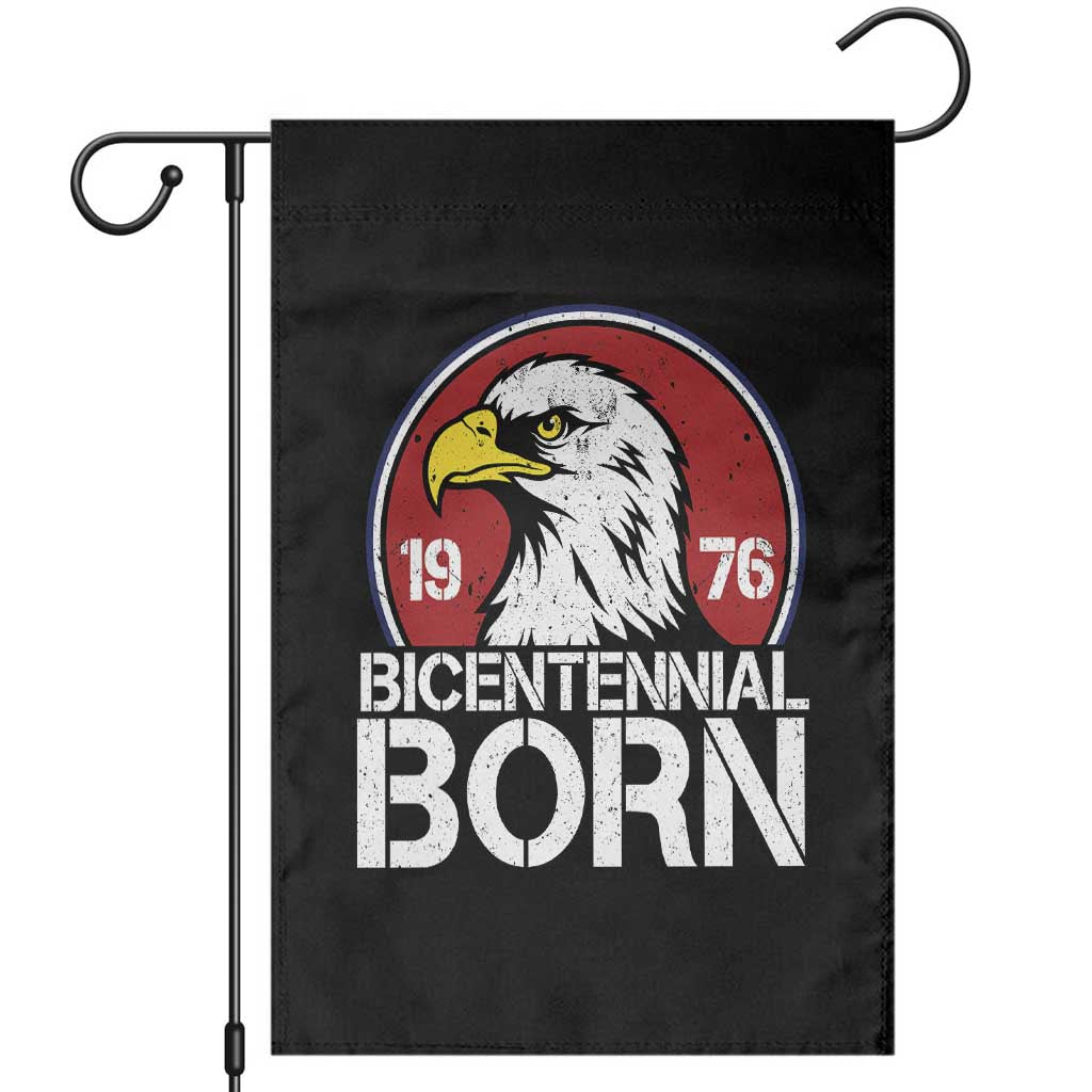 Patriotic Bicentennial Born 1976 Garden Flag American Bald Eagle 50th Birthday