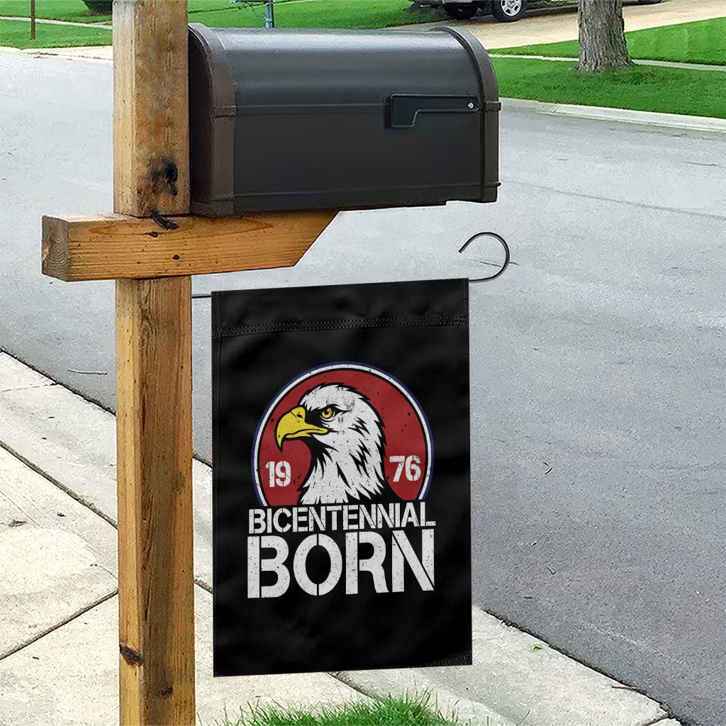 Patriotic Bicentennial Born 1976 Garden Flag American Bald Eagle 50th Birthday