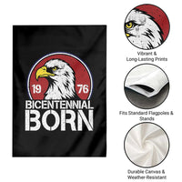 Patriotic Bicentennial Born 1976 Garden Flag American Bald Eagle 50th Birthday