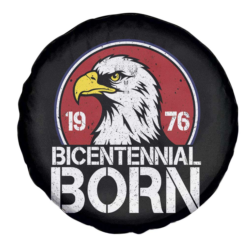 Patriotic Bicentennial Born 1976 Spare Tire Cover American Bald Eagle 50th Birthday