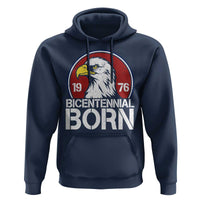 Patriotic Bicentennial Born 1976 Hoodie American Bald Eagle 50th Birthday